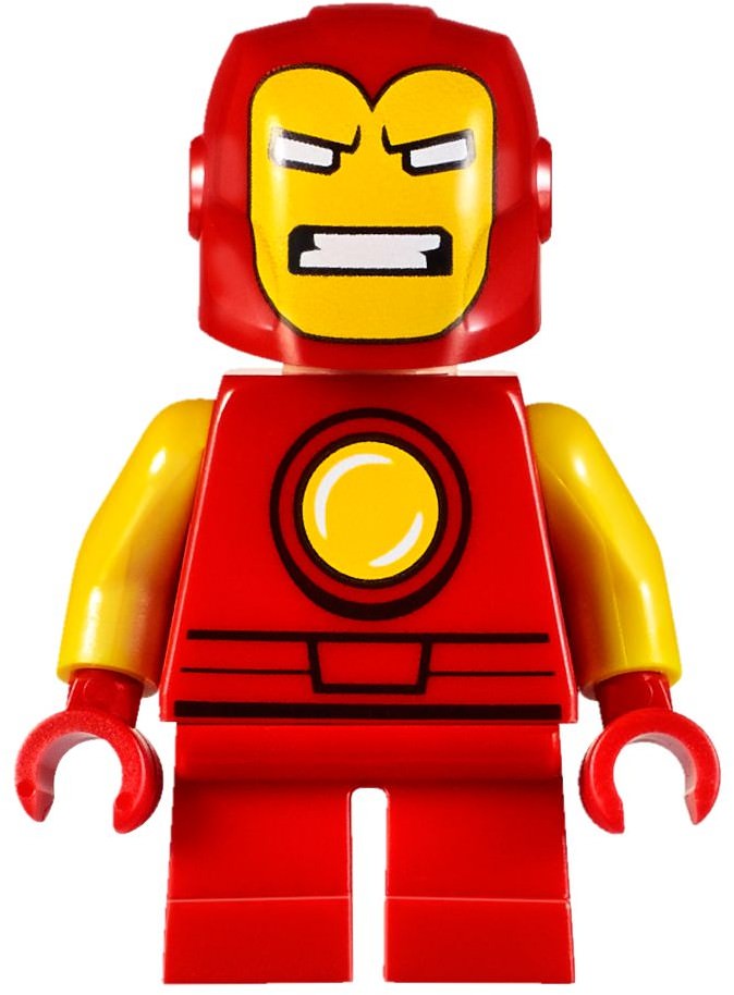 LEGO Classic Iron Man Suit — Mighty Micros Armor Minifigure