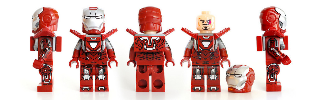 LEGO Iron Man Mark 33 “Silver Centurion” Suit Armor Minifigure