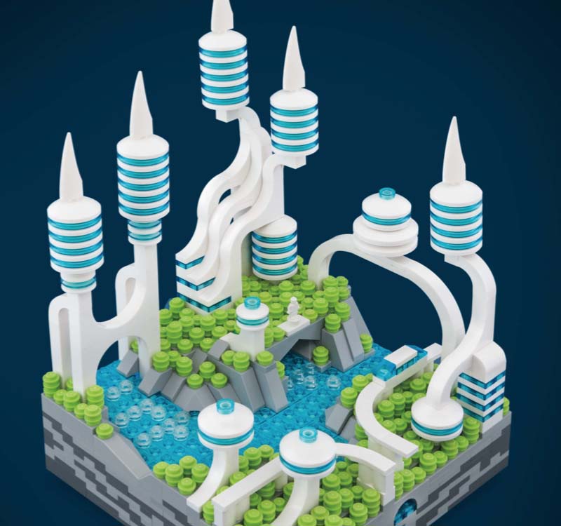 Lego micro 2024 cities book