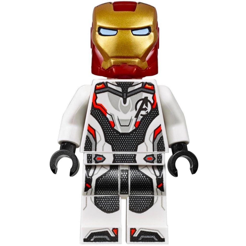 Iron Man White Avengers Suit LEGO Minifigure